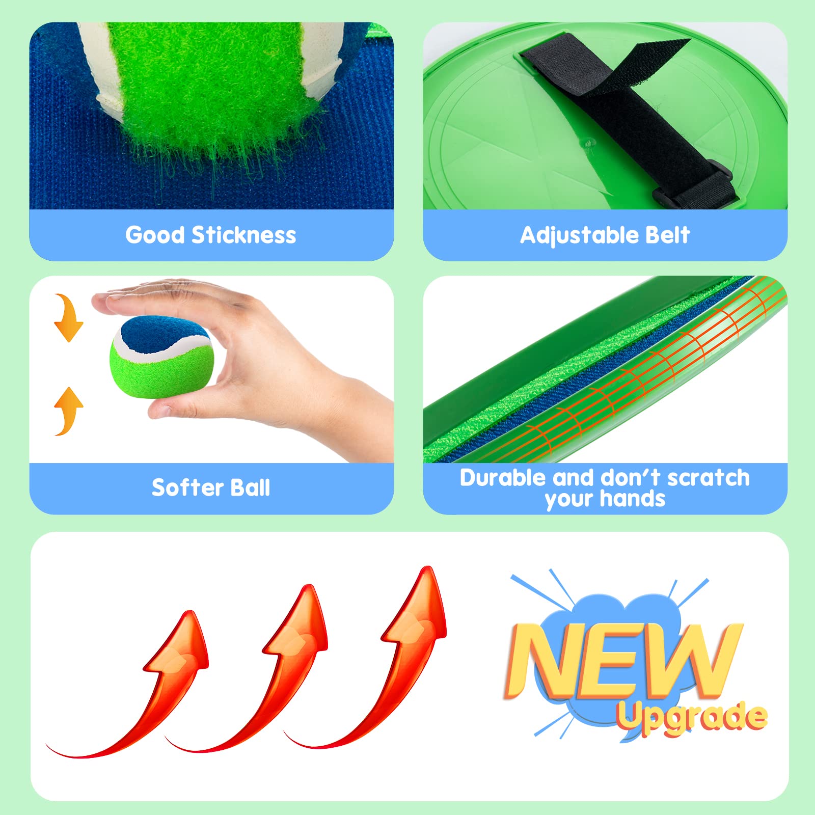Beach and pool ready outdoor toss and catch game for kids