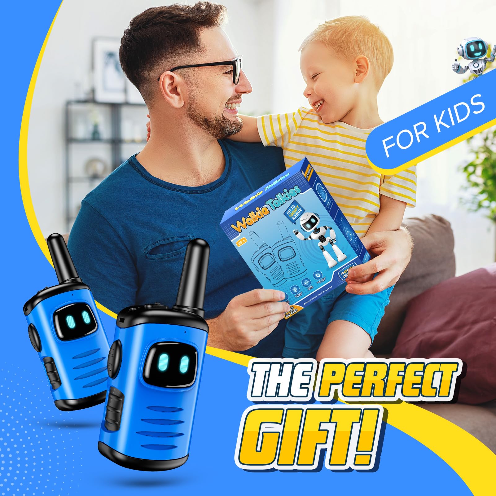 durable anti fall ABS material walkie talkies