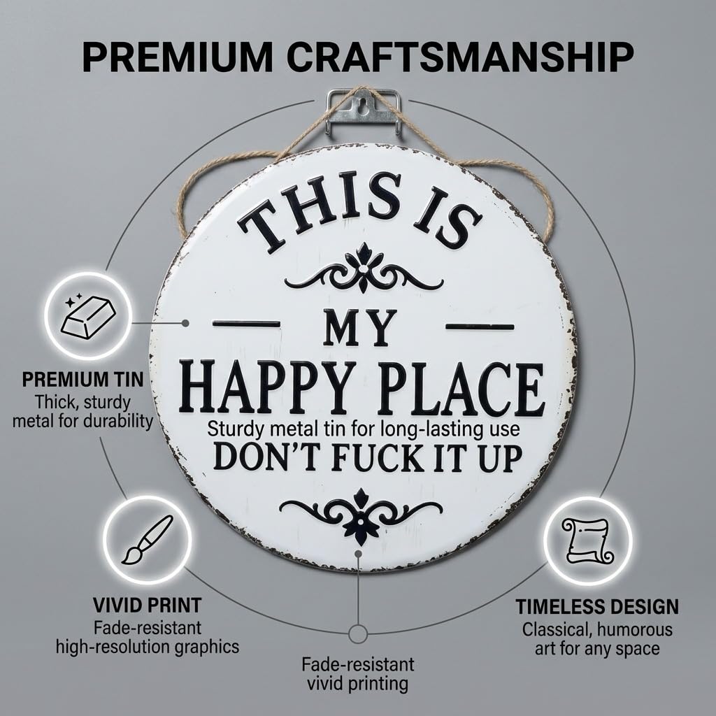 Giftable witty home decor sign for friends and coworkers