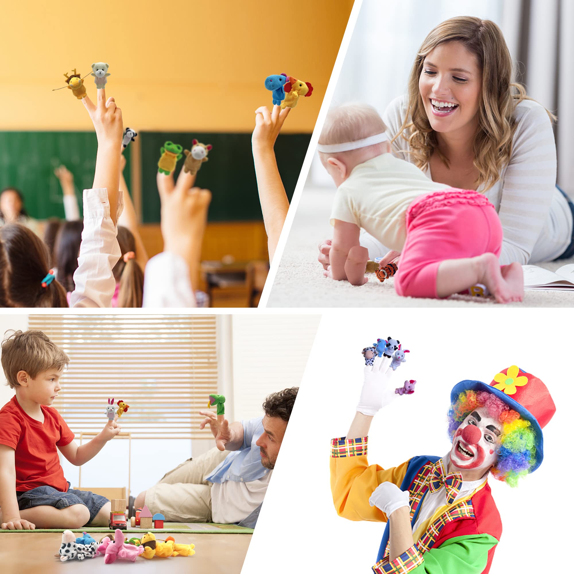Classroom rewards finger puppets set