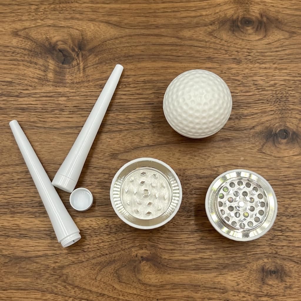 Gift idea for golf lovers spice grinder set