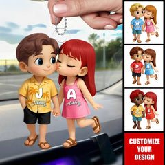 Gift for him couple ornament ideal for Christmas and Valentine's Day