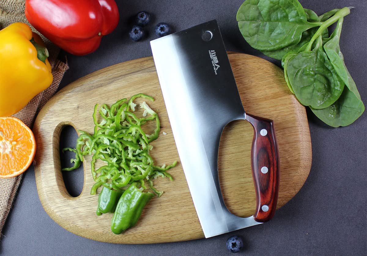 Flat grind with convex edge sharpening on HIDAMOS knife