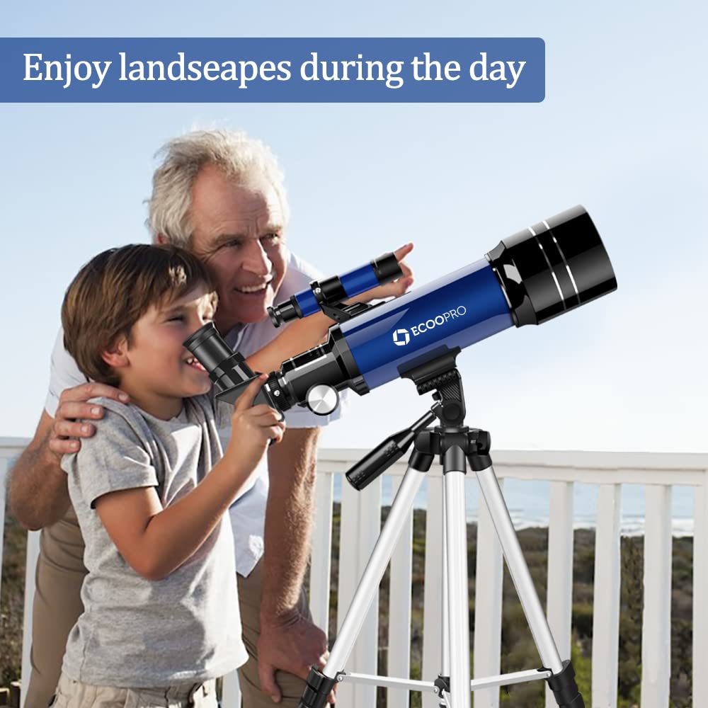 Versatile telescope for astronomy and daytime viewing