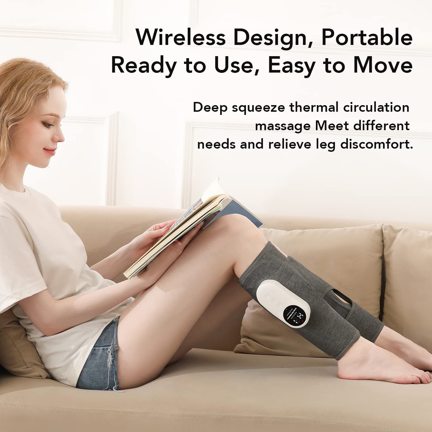 Gift-ready LingTeng leg massager for sports relief