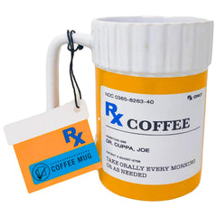 Gift ready Mother's Day mug with prescription bottle design