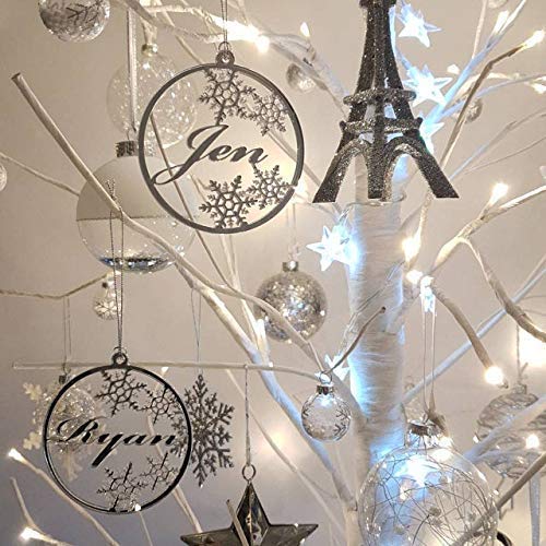 Gift name tags ornament for holiday gifting
