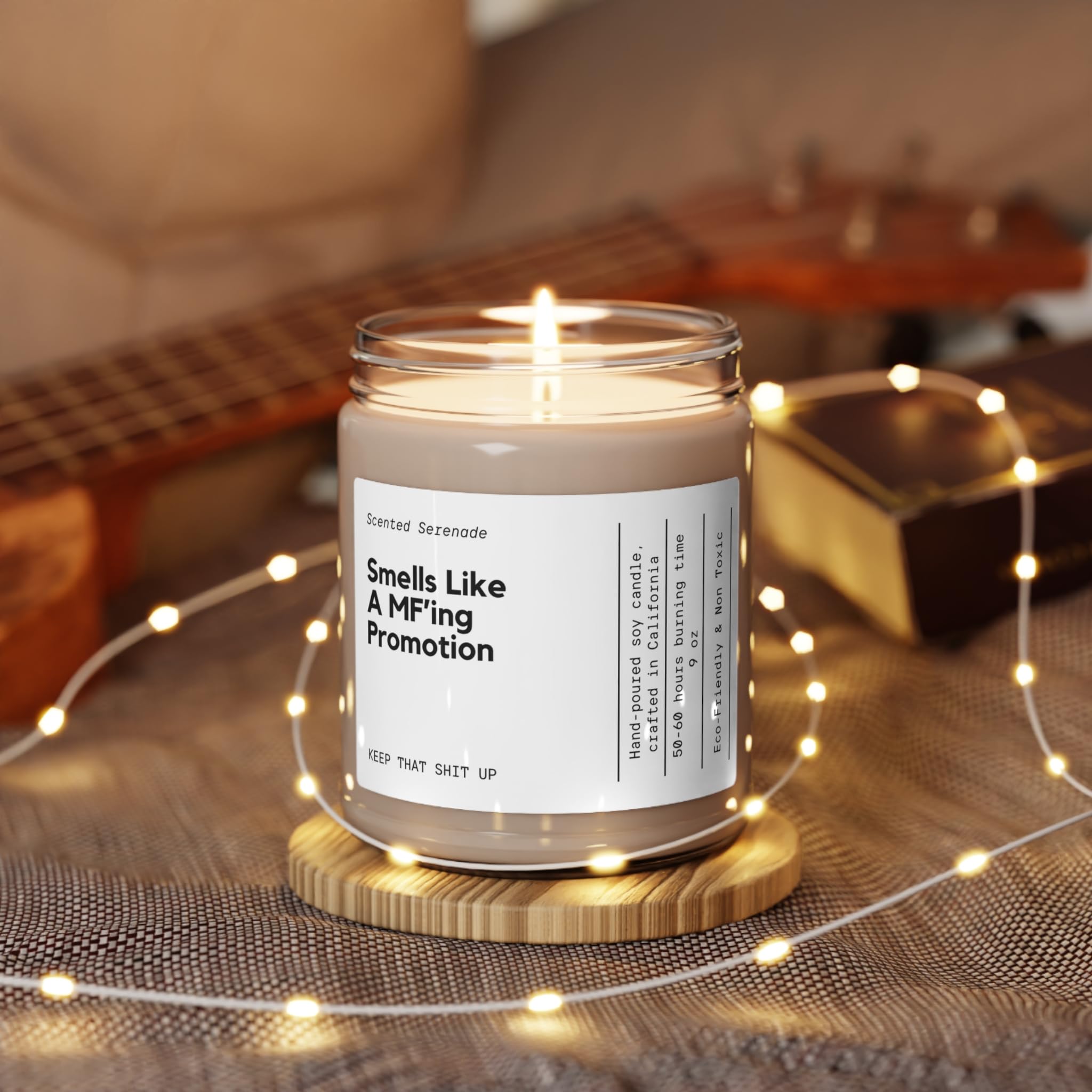 Gift ready candle suitable for birthdays and housewarmings