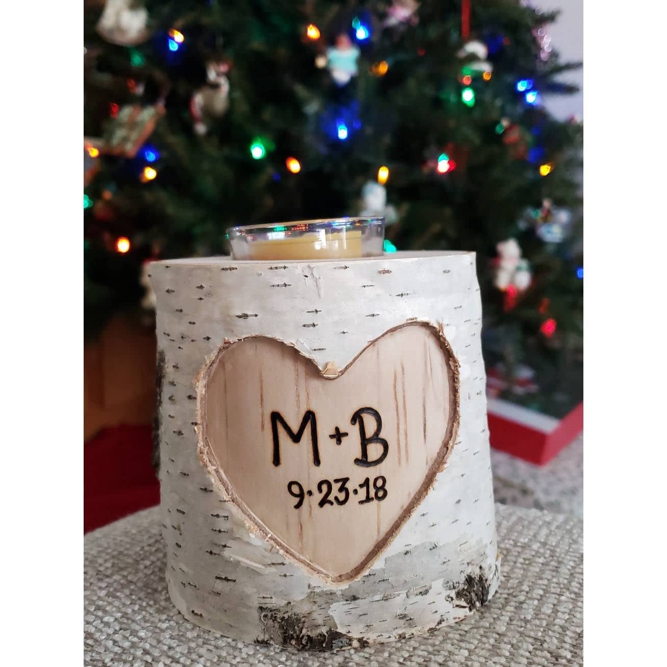 One candle holder size option available