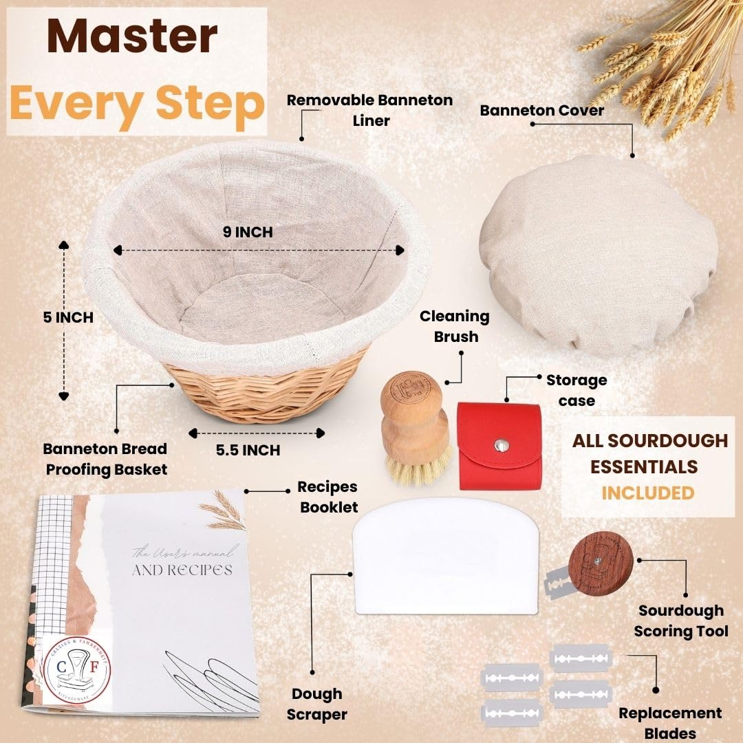 Gift-ready bread making kit packaging