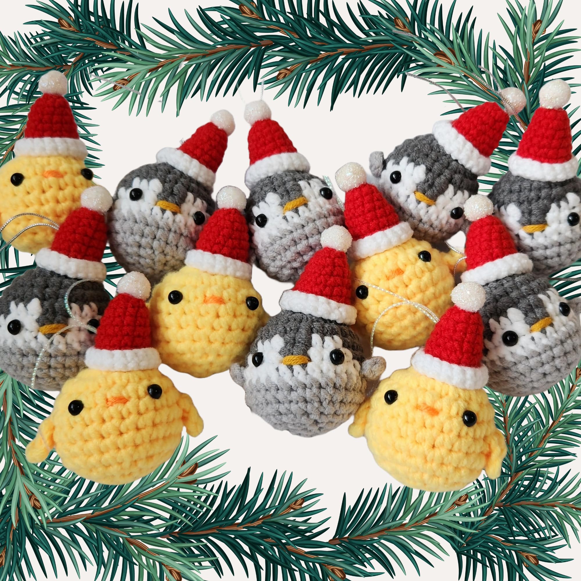 ornament packaging in 2.5 inch square box