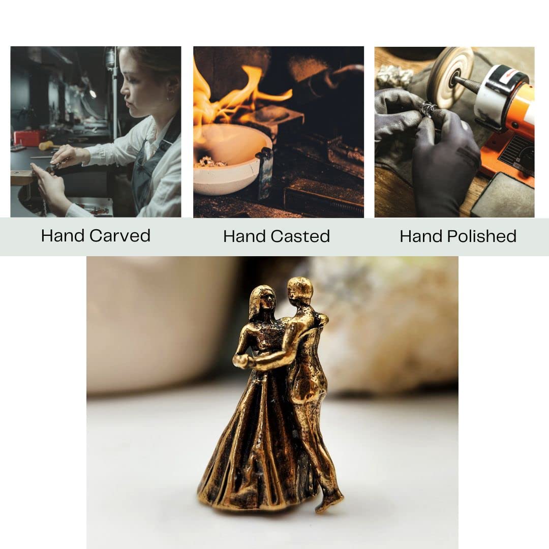 Gift-ready brass sculpture packaging for gifting