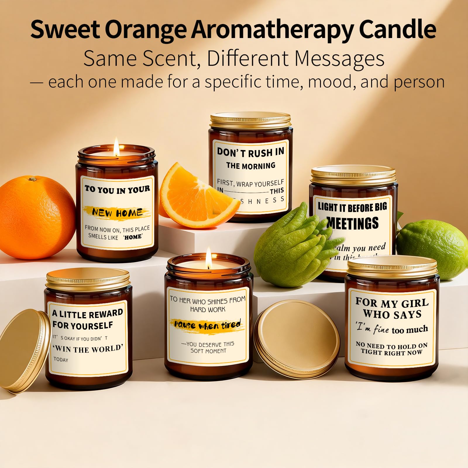 Gift-ready candle box packaging