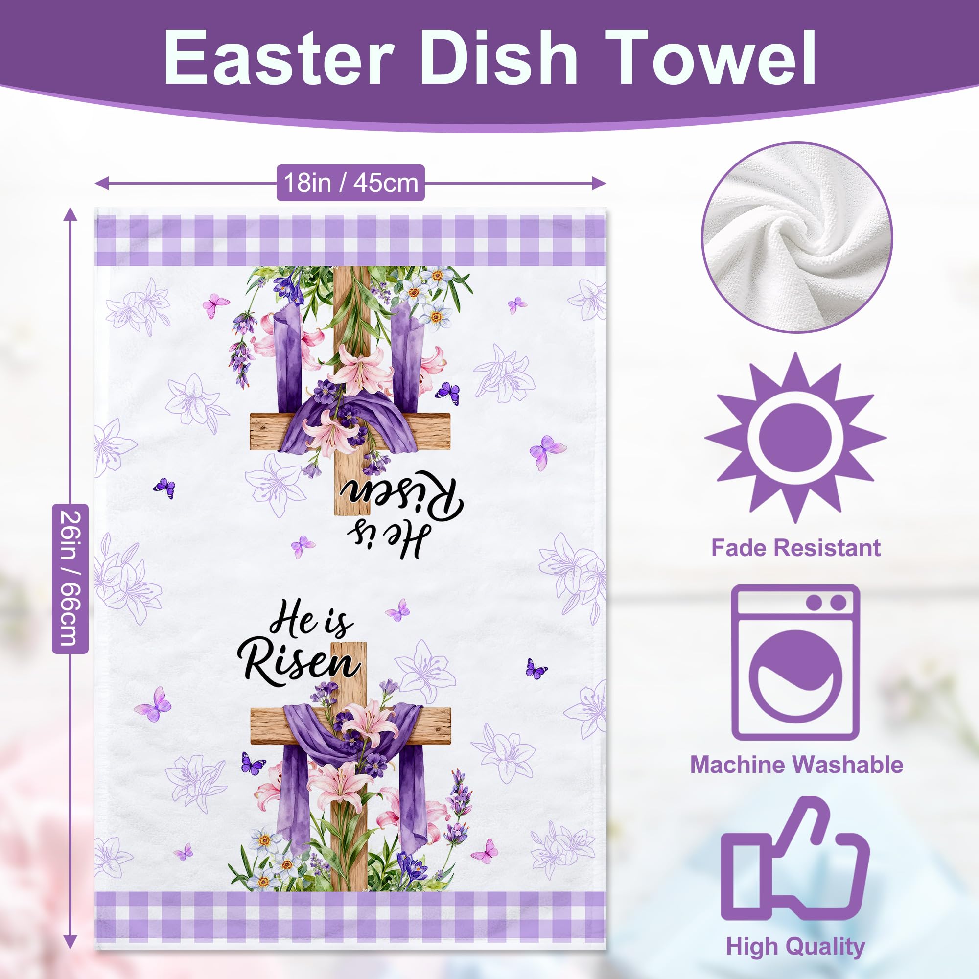 Giftable Easter towels for gifting and decor
