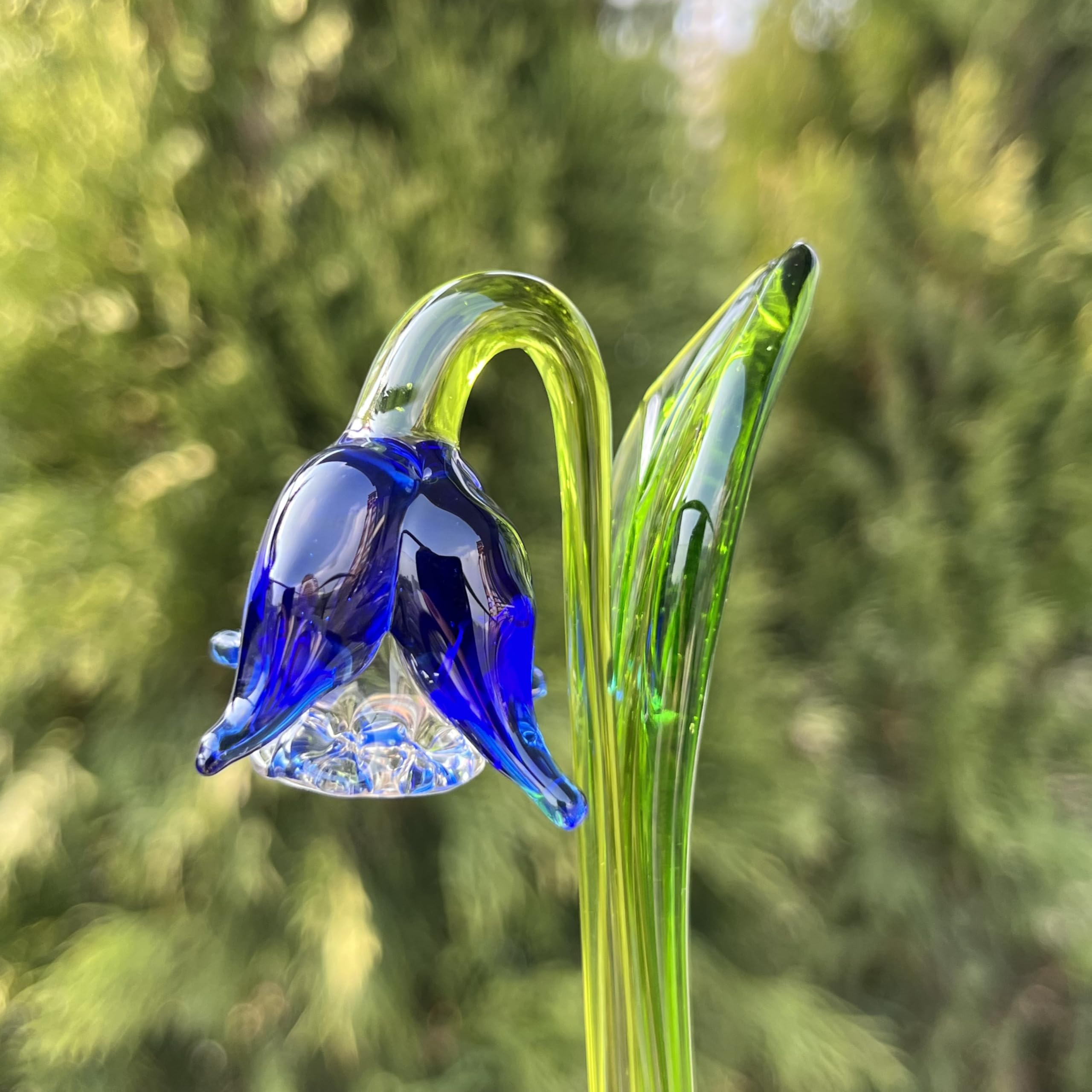 Gift ready keepsake blue bell flower figurine