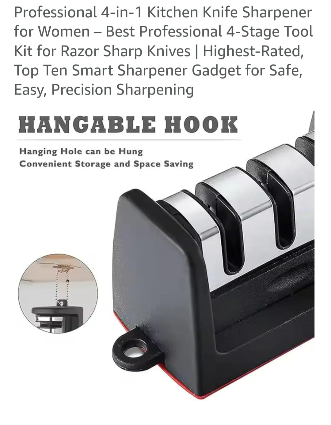 product packaging for 4 in 1 knife sharpener