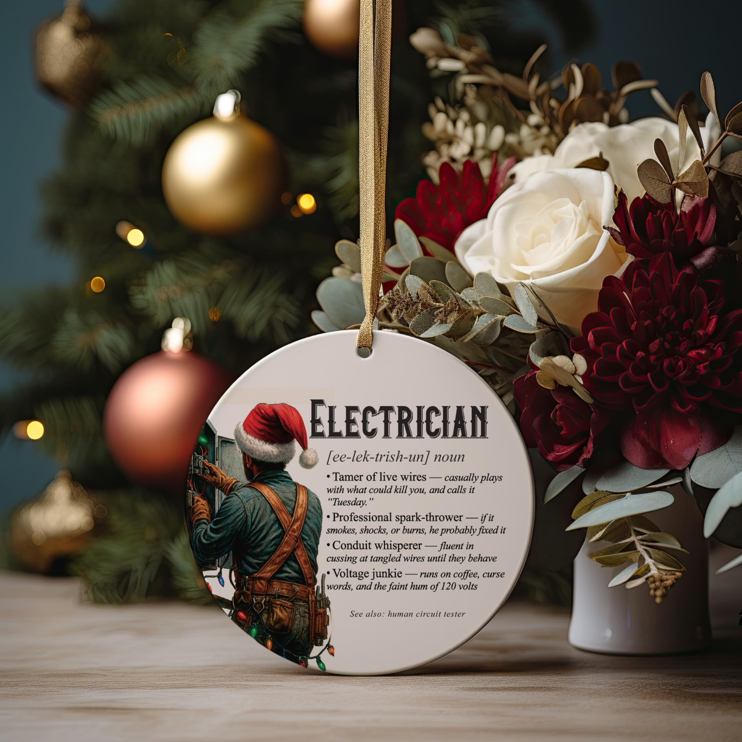 Gift-ready ornament with ribbons image