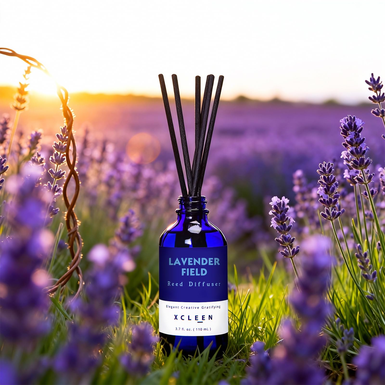Lavender Field fragrance diffuser for bathroom and office