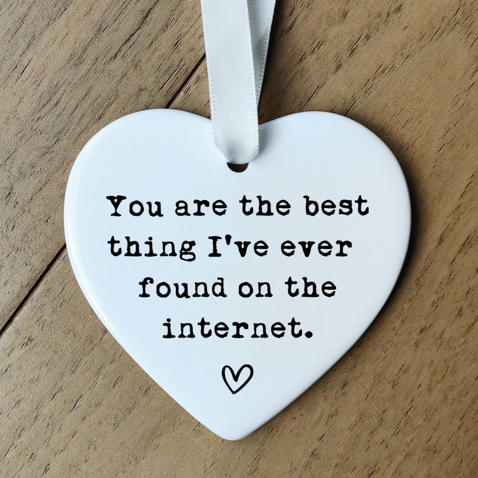 Valentines ornament keepsake for friendship and love
