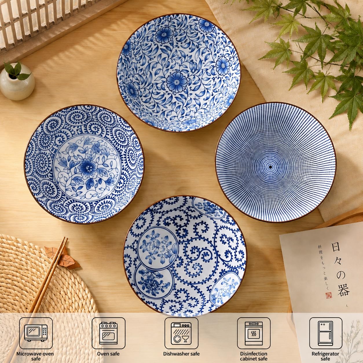 YALONG 40 oz ramen bowls 8 inch ceramic
