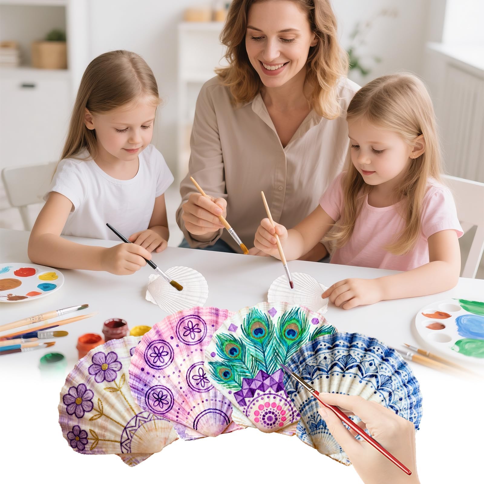 unique seashells gift and craft set