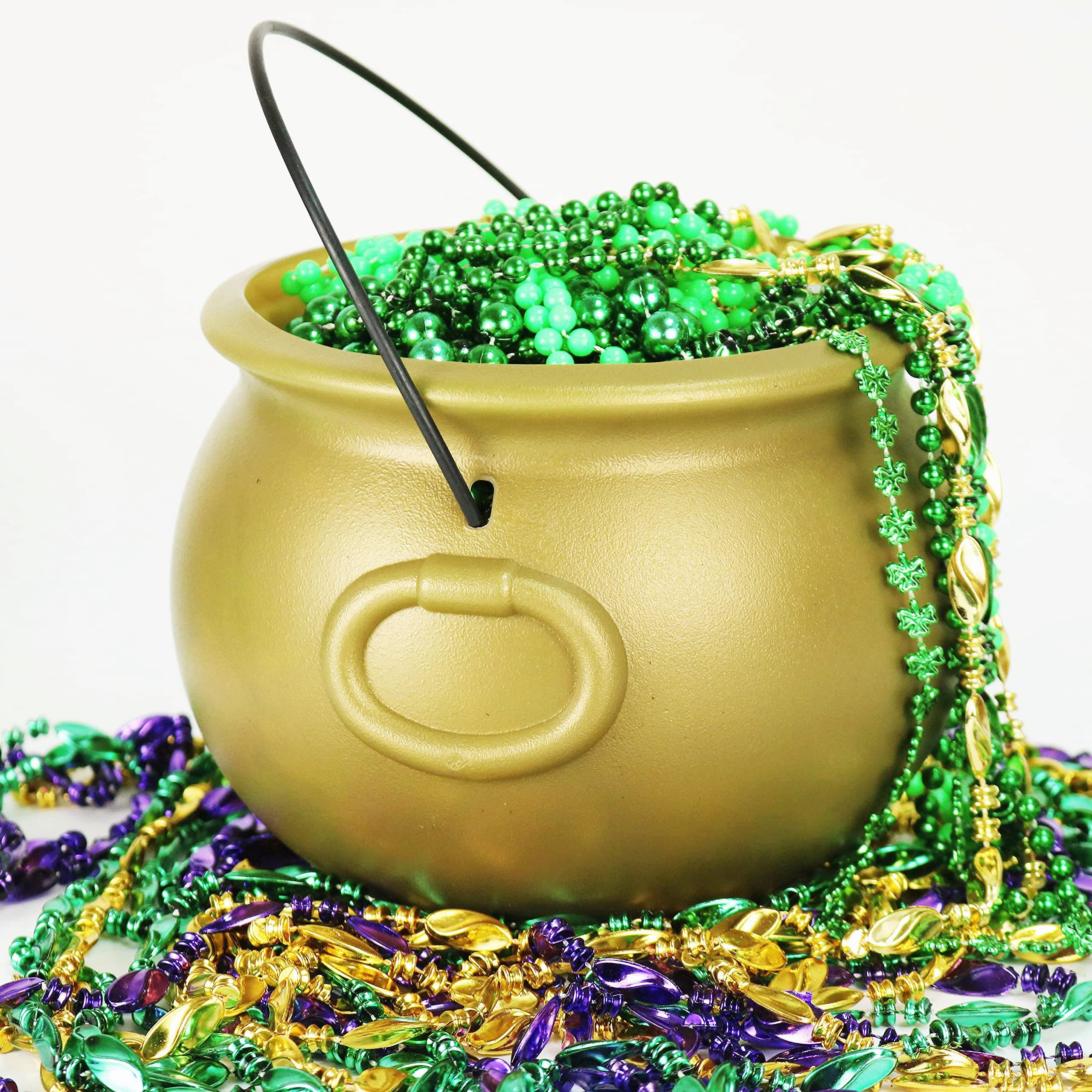 Cauldron bucket with solid bottom for holding items