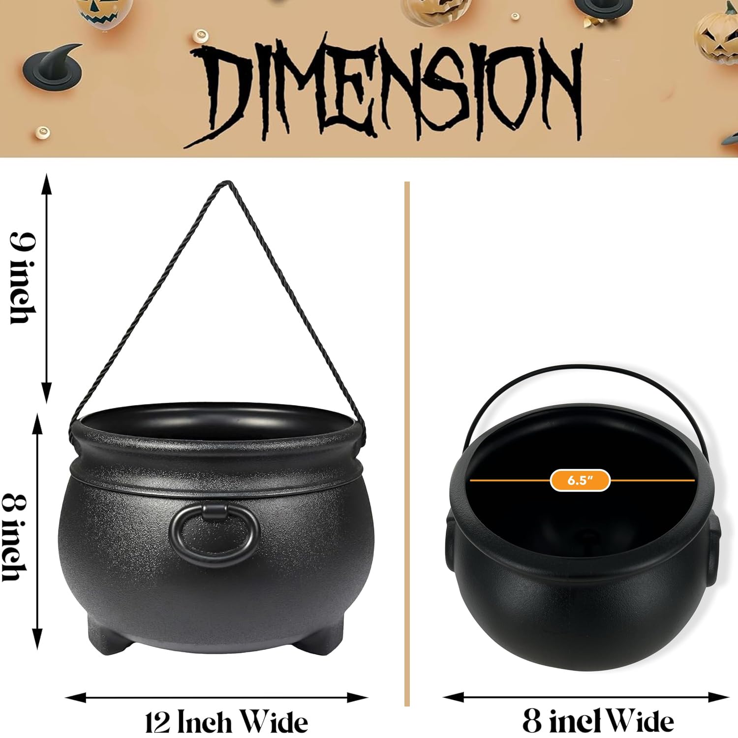 Cauldrons for Halloween and St Patrick's Day