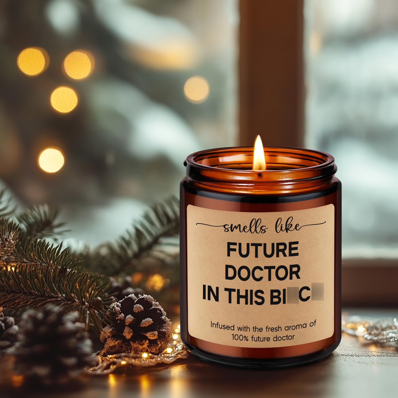 Gifts for future doctors lavender scent candle