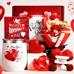 Gifts for Girlfriend Valentine Gift Set insulated stainless steel tumbler