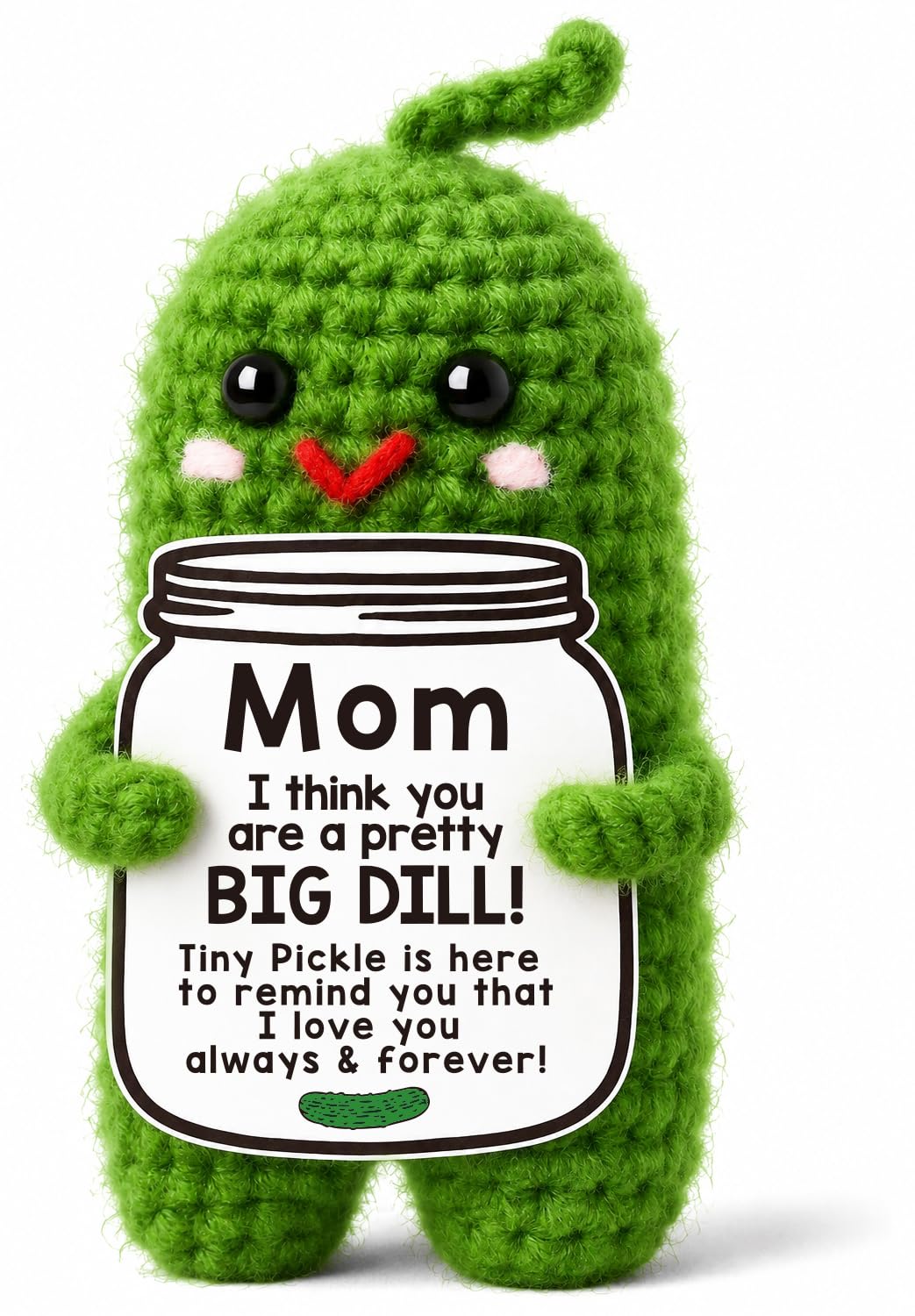 Gifts for Mom handmade crochet pickle product image