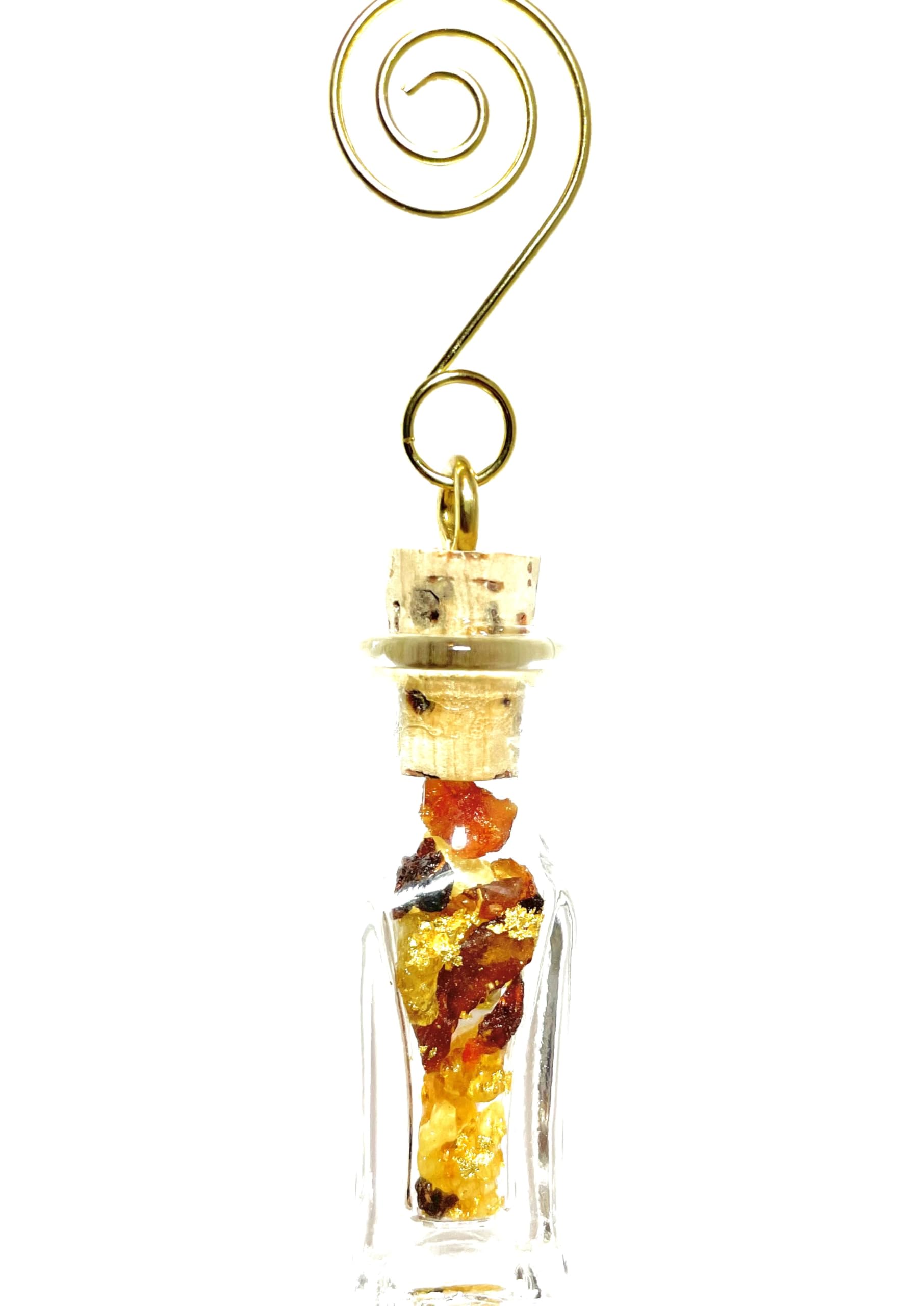 Gifts of the Magi ornament 2x0.5 inch handmade glass