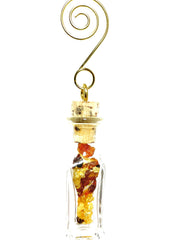 Gifts of the Magi ornament 2x0.5 inch handmade glass