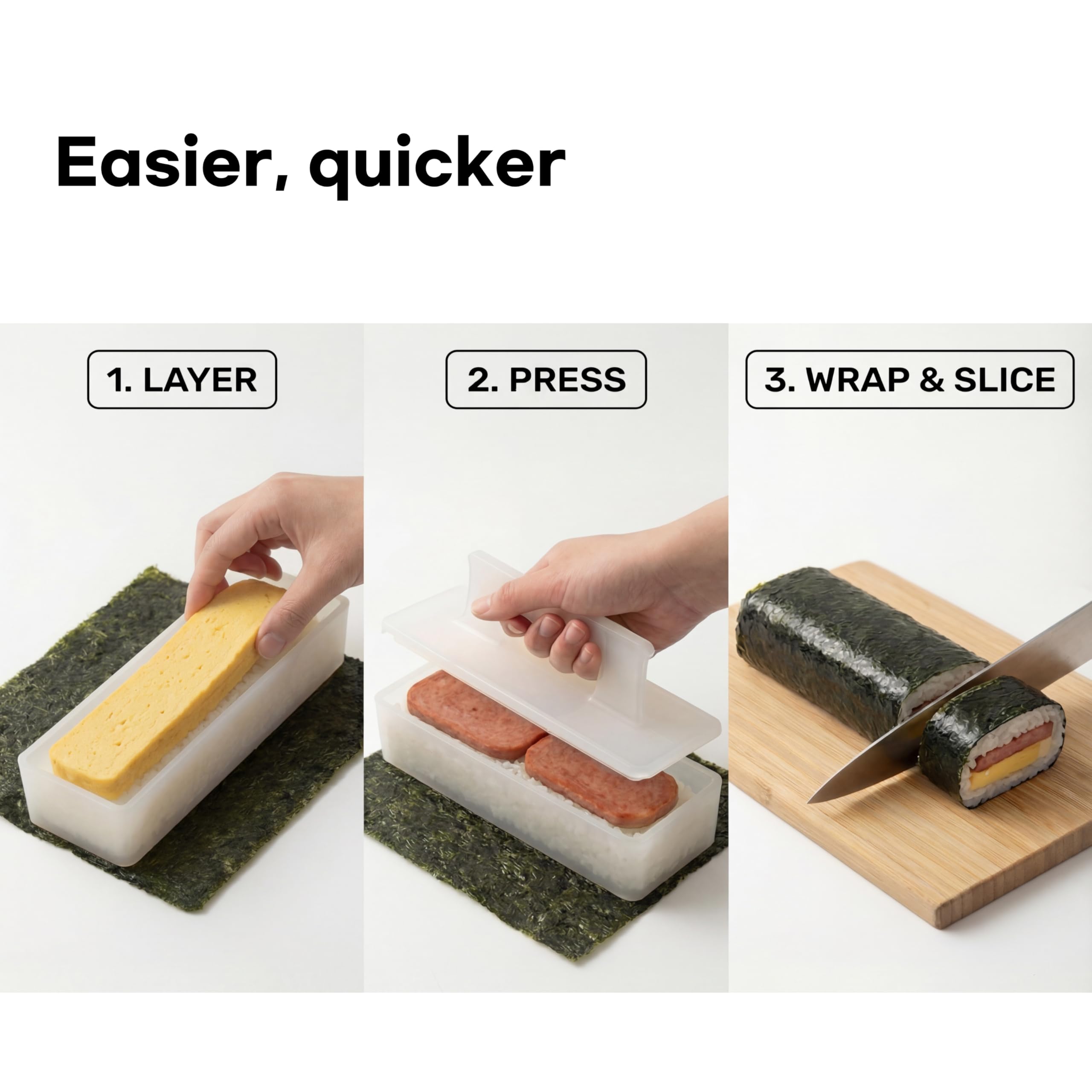Gimbap and sushi rice mold kit