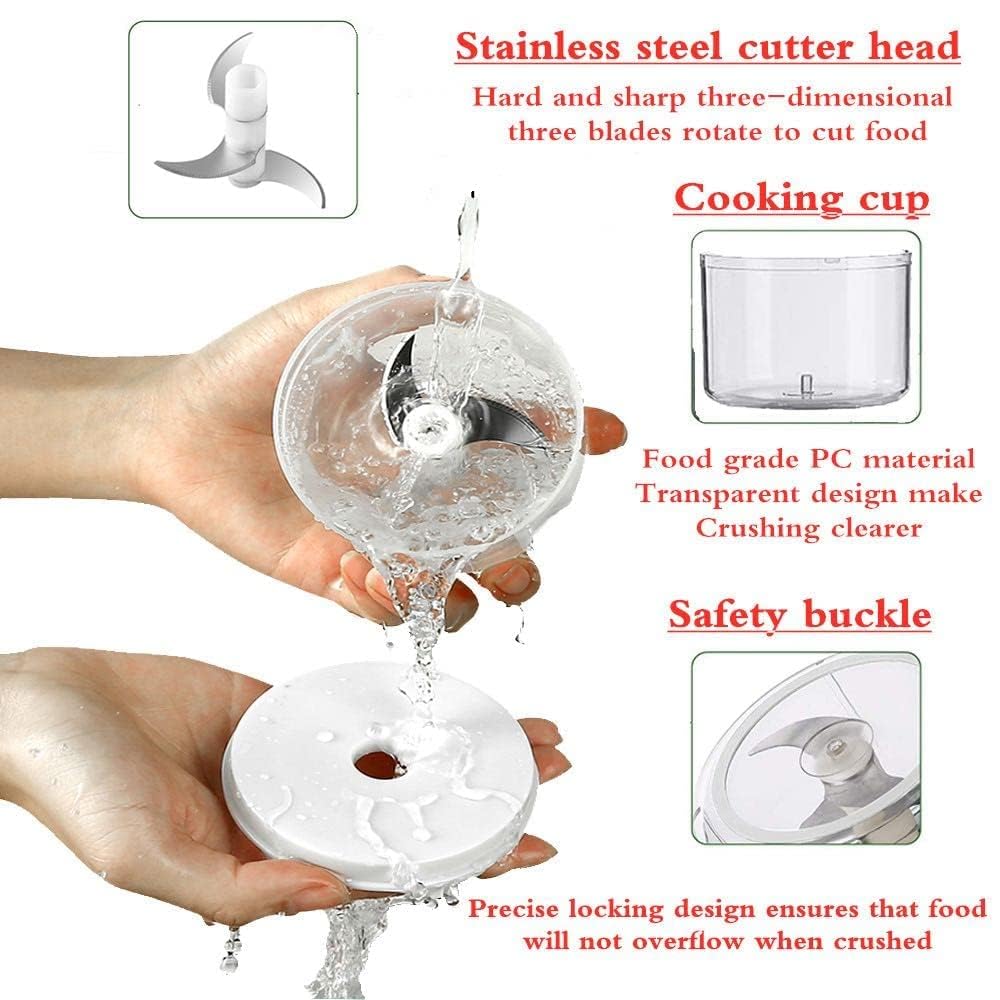 Compact vegetable and garlic chopper