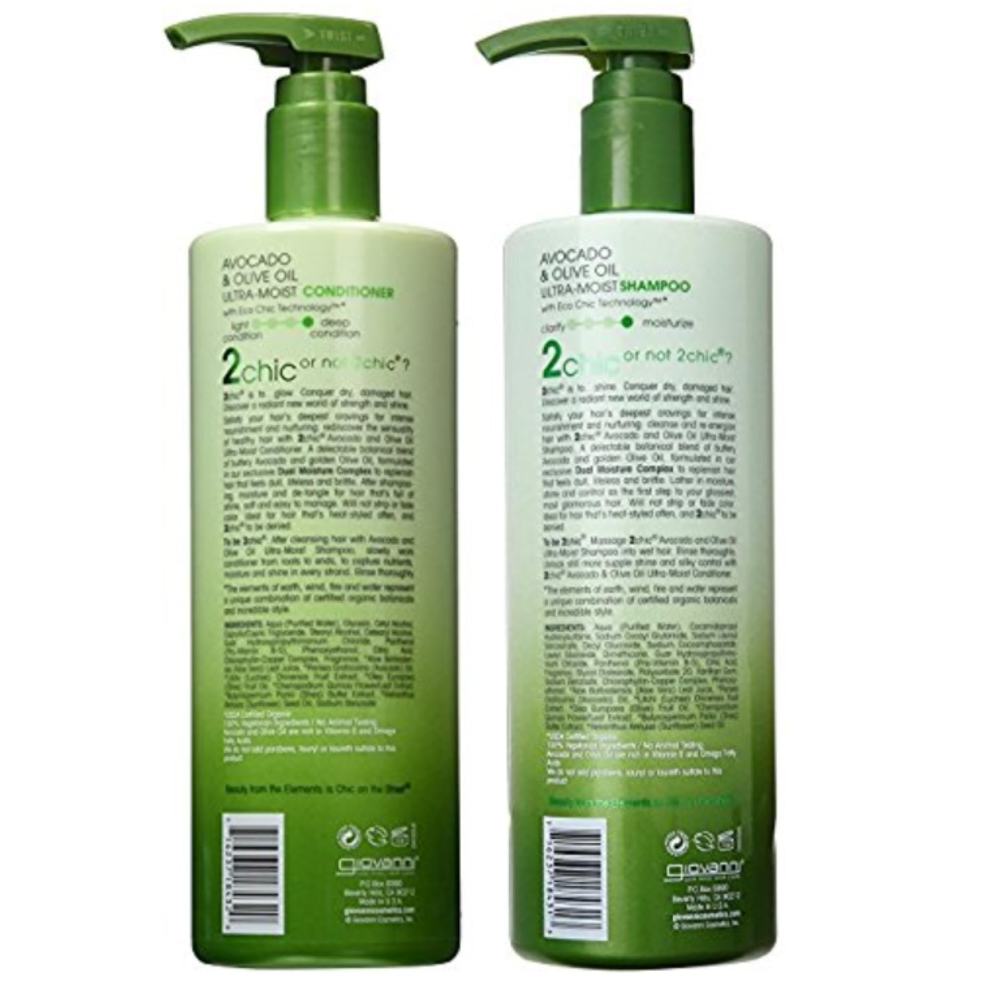 Giovanni 2Chic Ultra-Moist avocado olive oil conditioner bottle