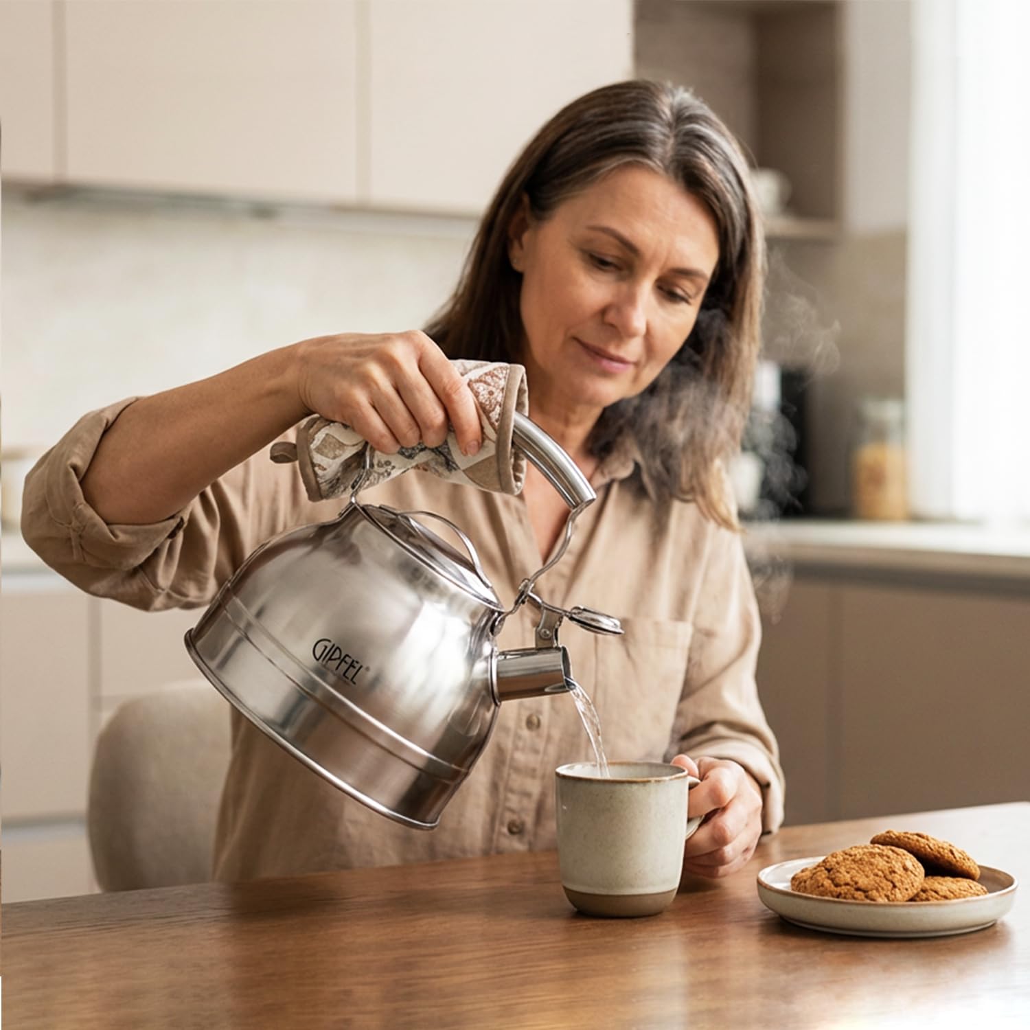 Food grade stainless steel teapot by GIPFEL INTERNATIONAL