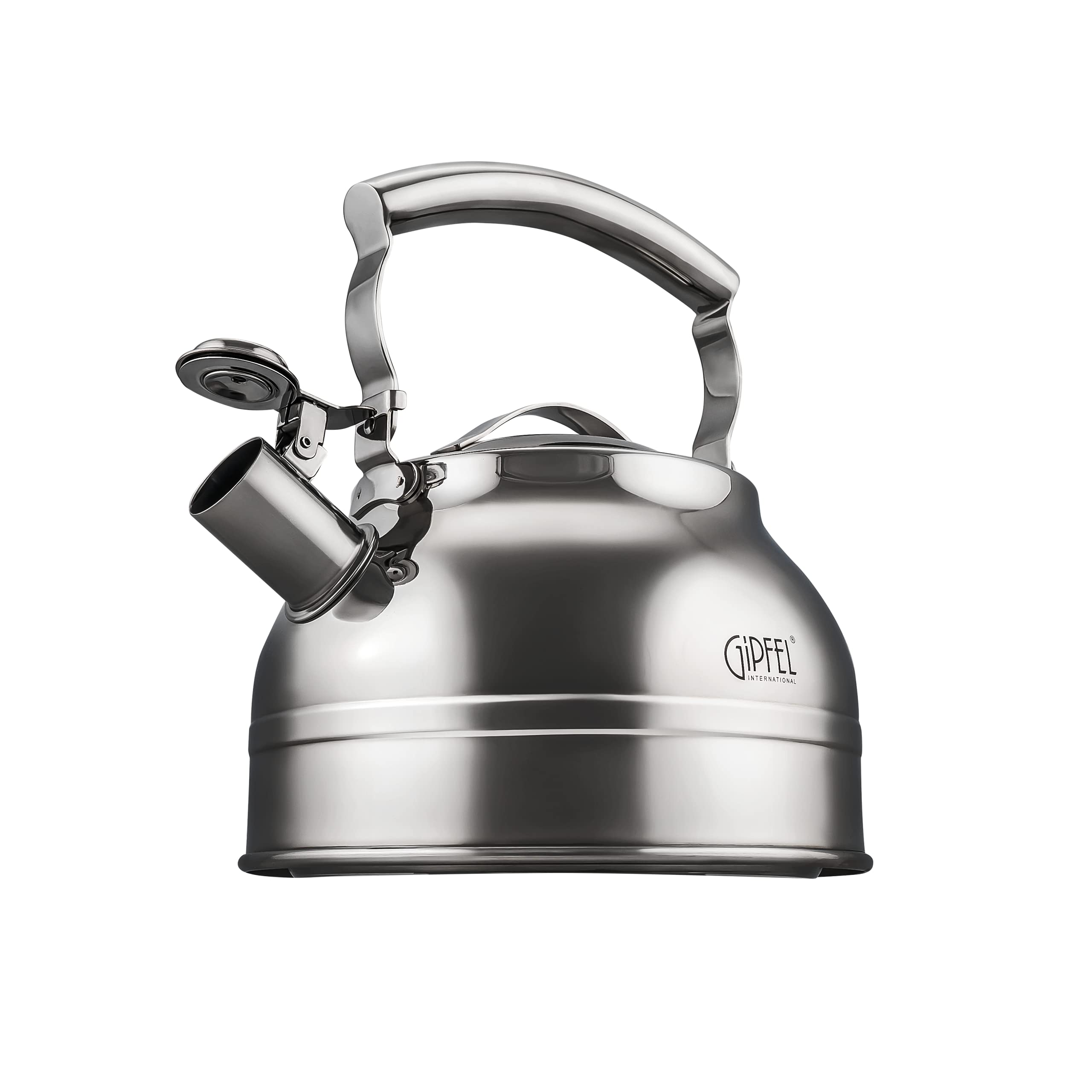 Induction compatible whistling tea kettle from GIPFEL INTERNATIONAL