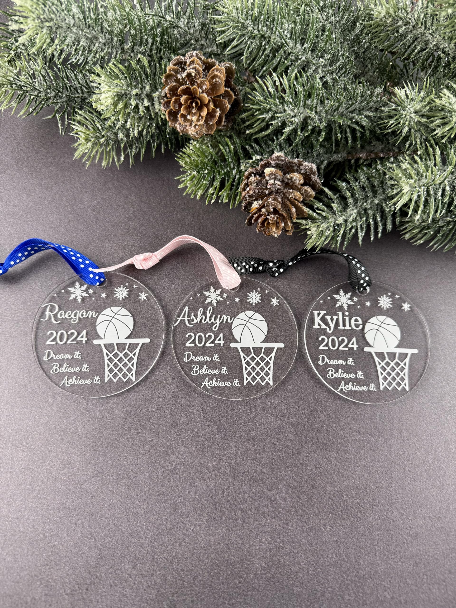 Girls basketball gift ornament