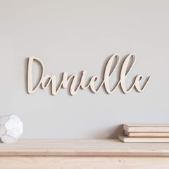 Baby nursery name sign unfinished ready to paint