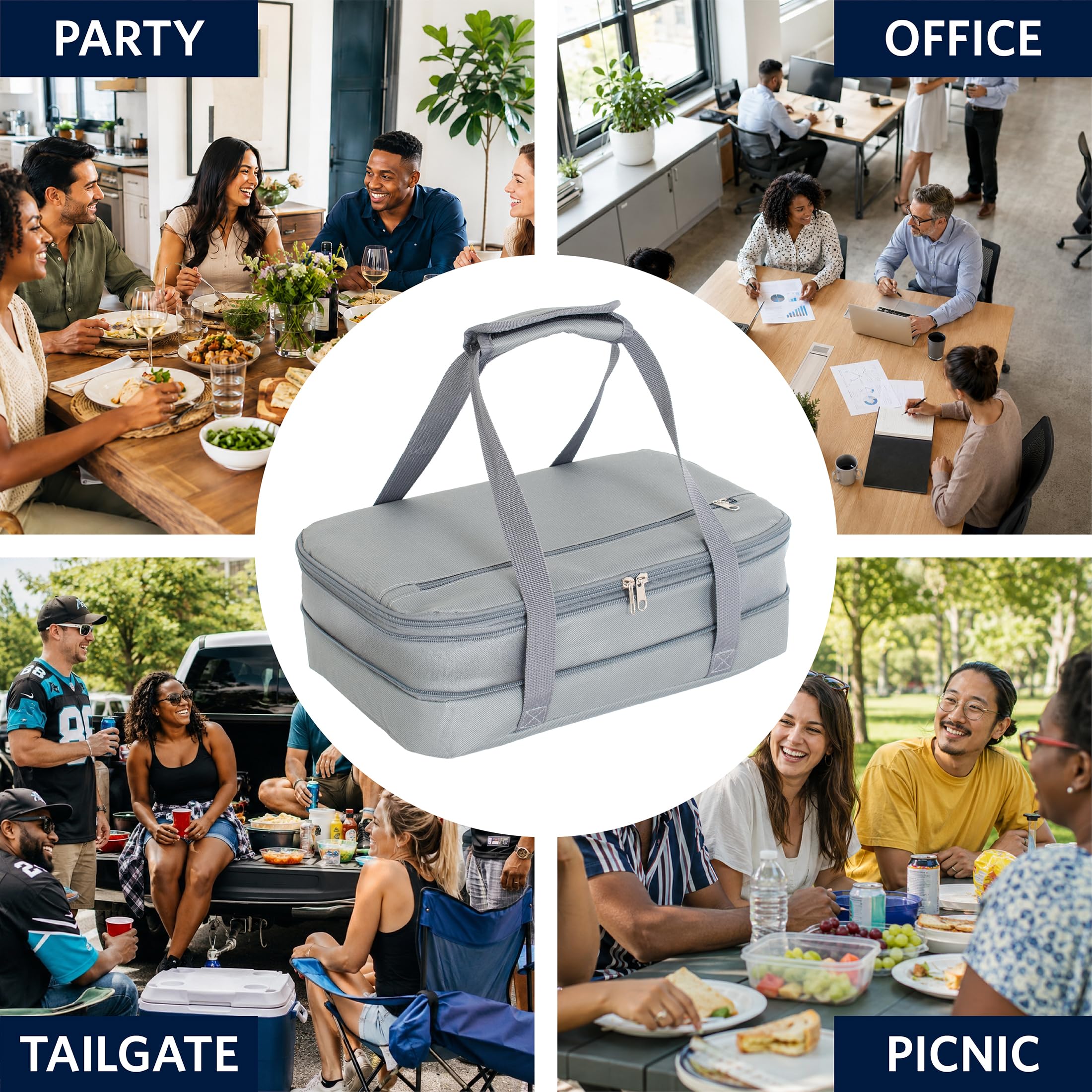 Borosilicate glass bakeware from Glad Cook & Take Set