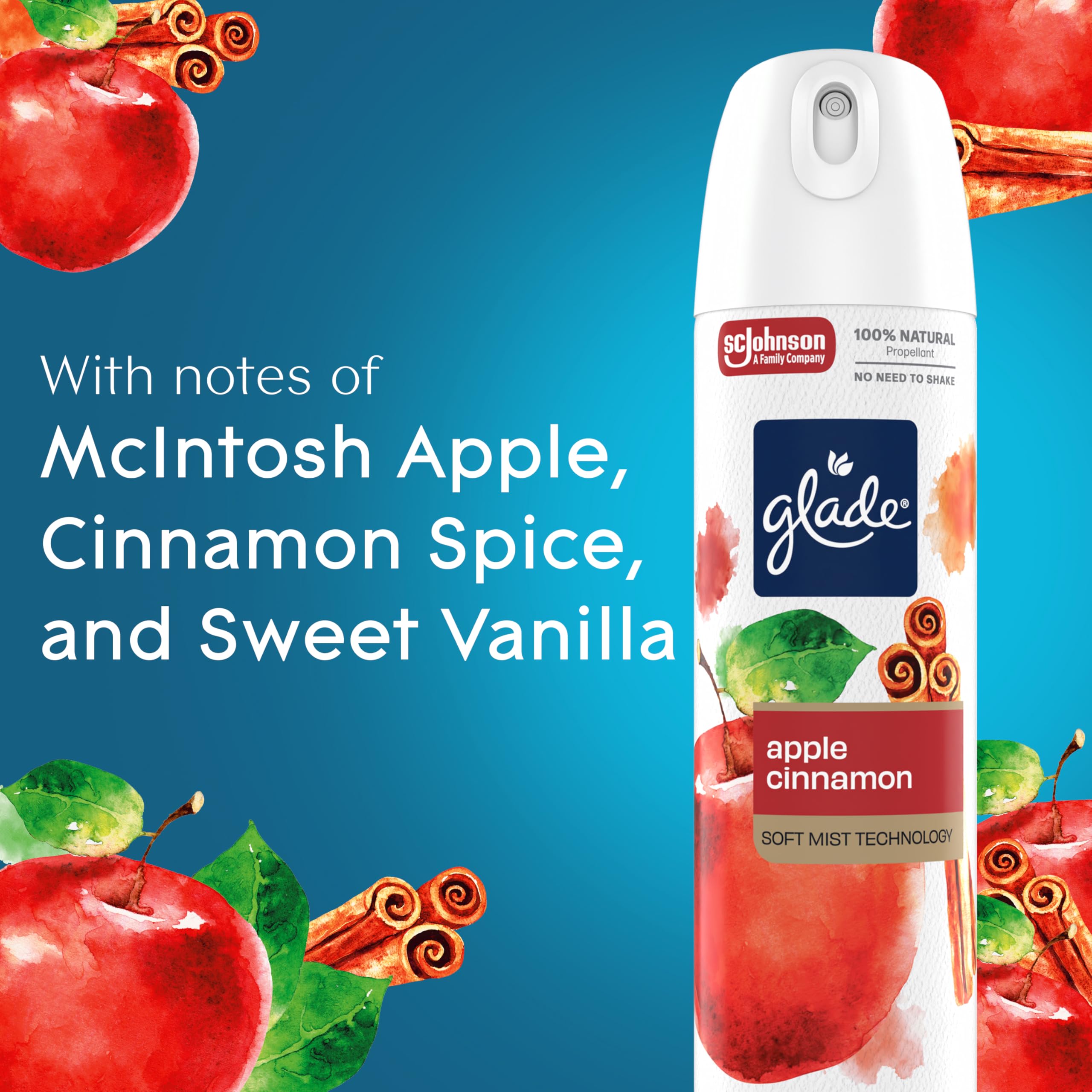 No shake required Glade room spray propellant