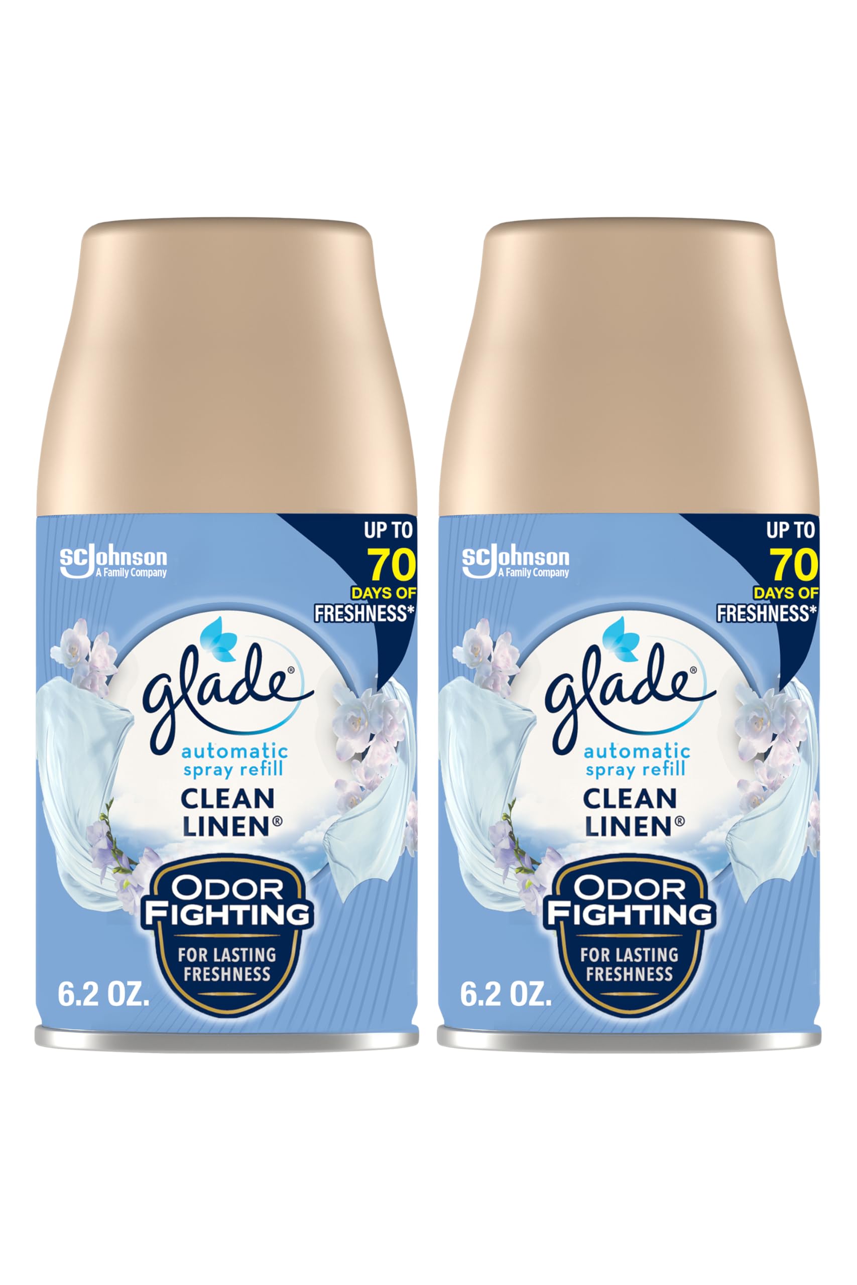 Glade Automatic Spray Refill Clean Linen 2 count pack