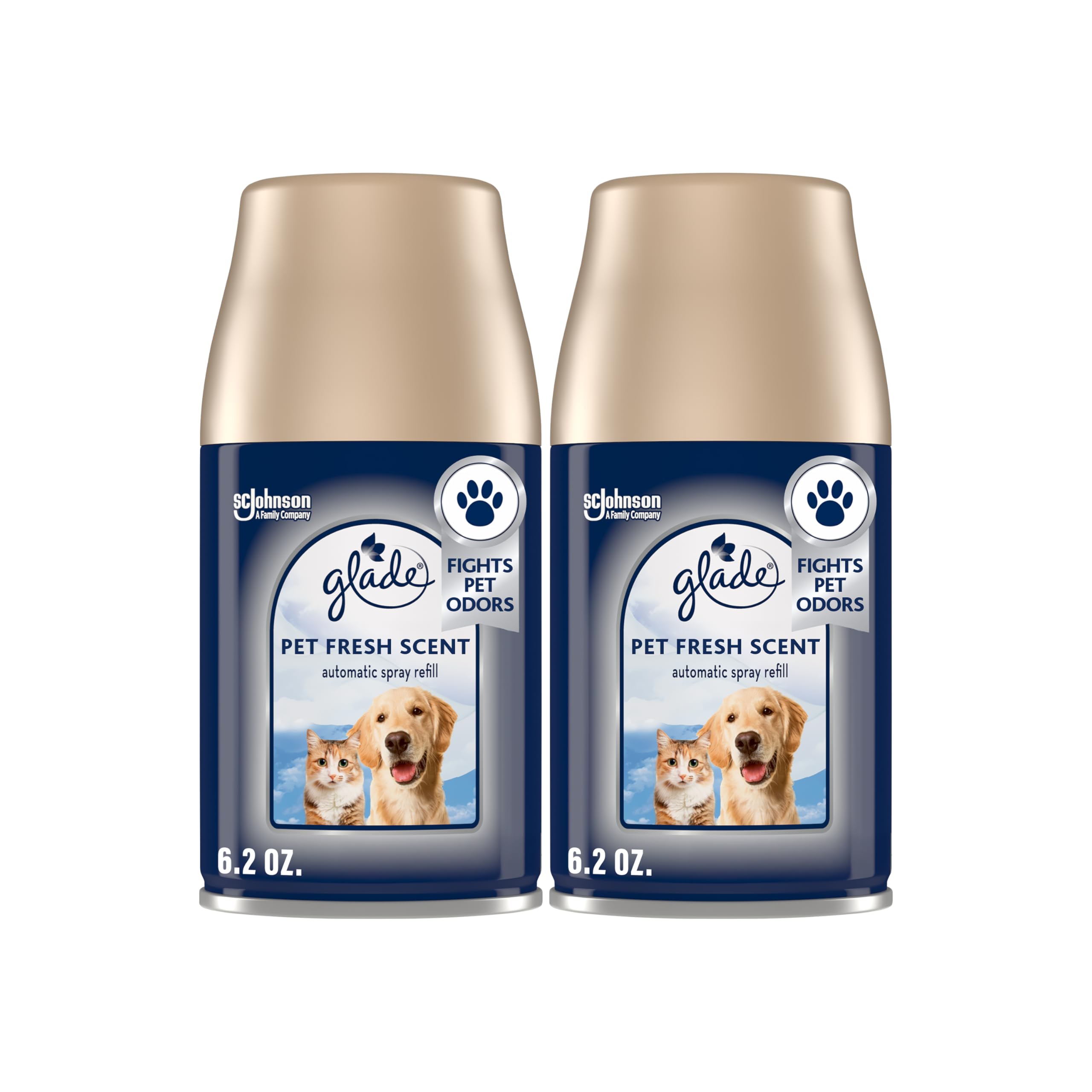Glade Pet Fresh automatic spray refill 6.2 oz 2 count