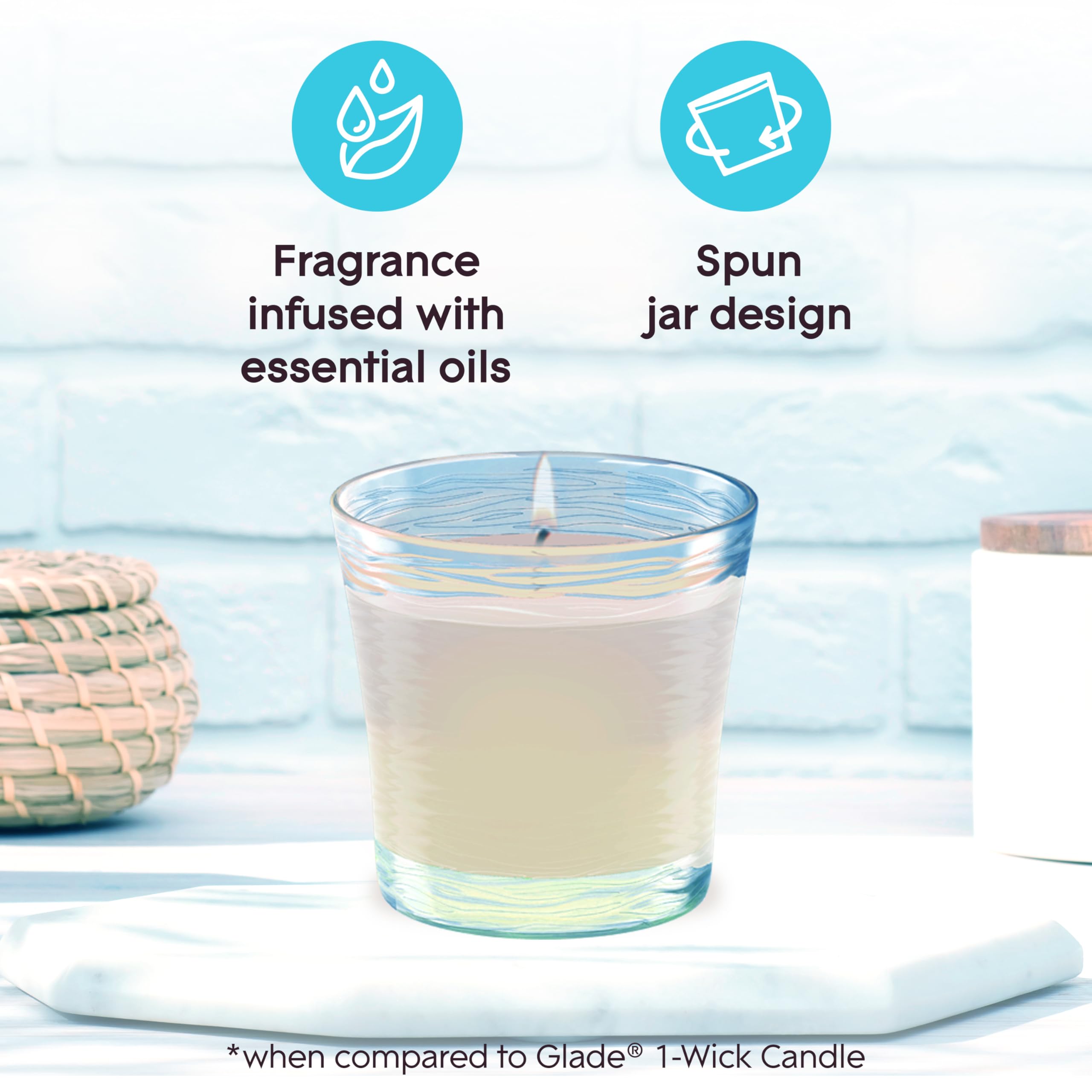 Glade phthalate-free candle ingredient note