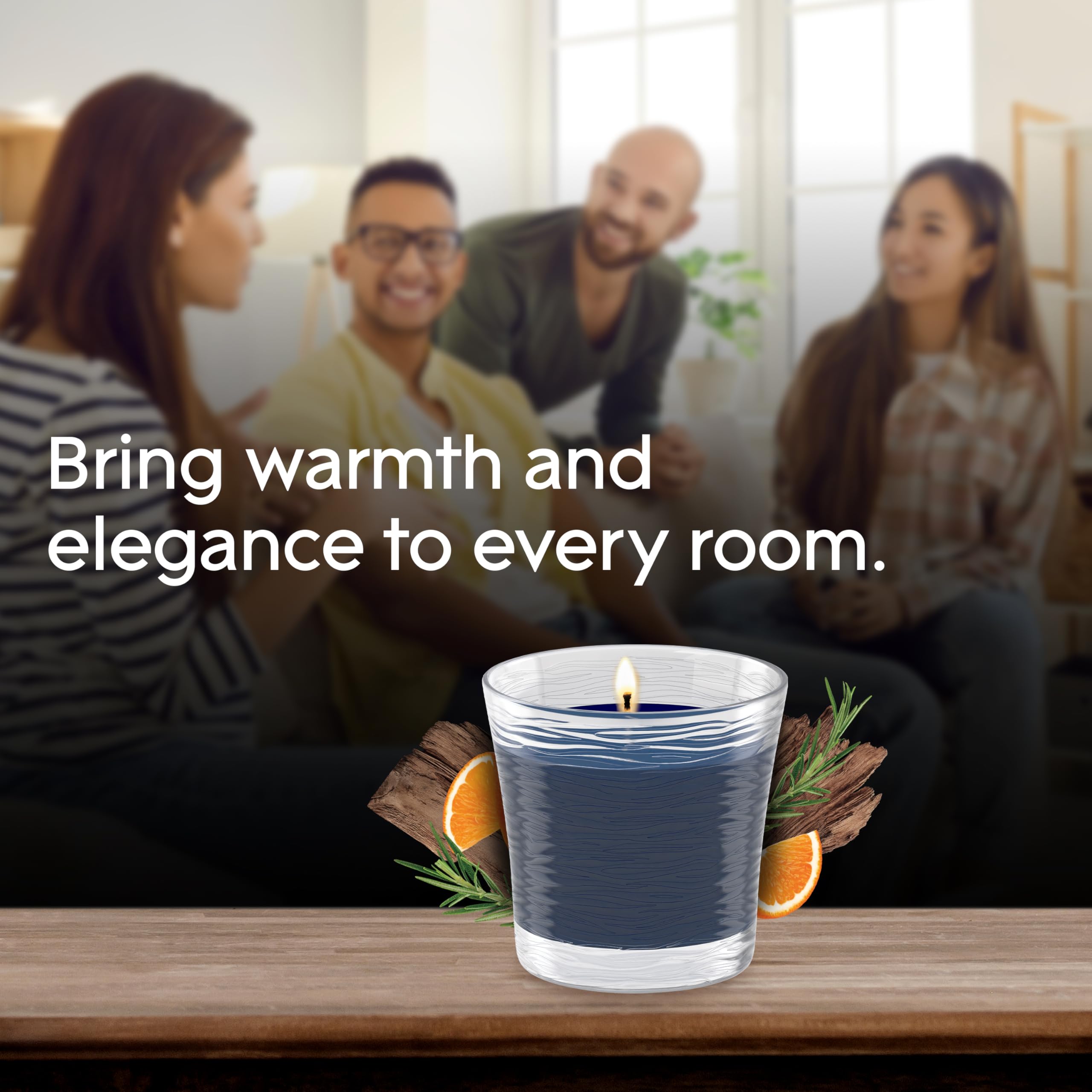 Glade scented candle jar two-pack product packaging