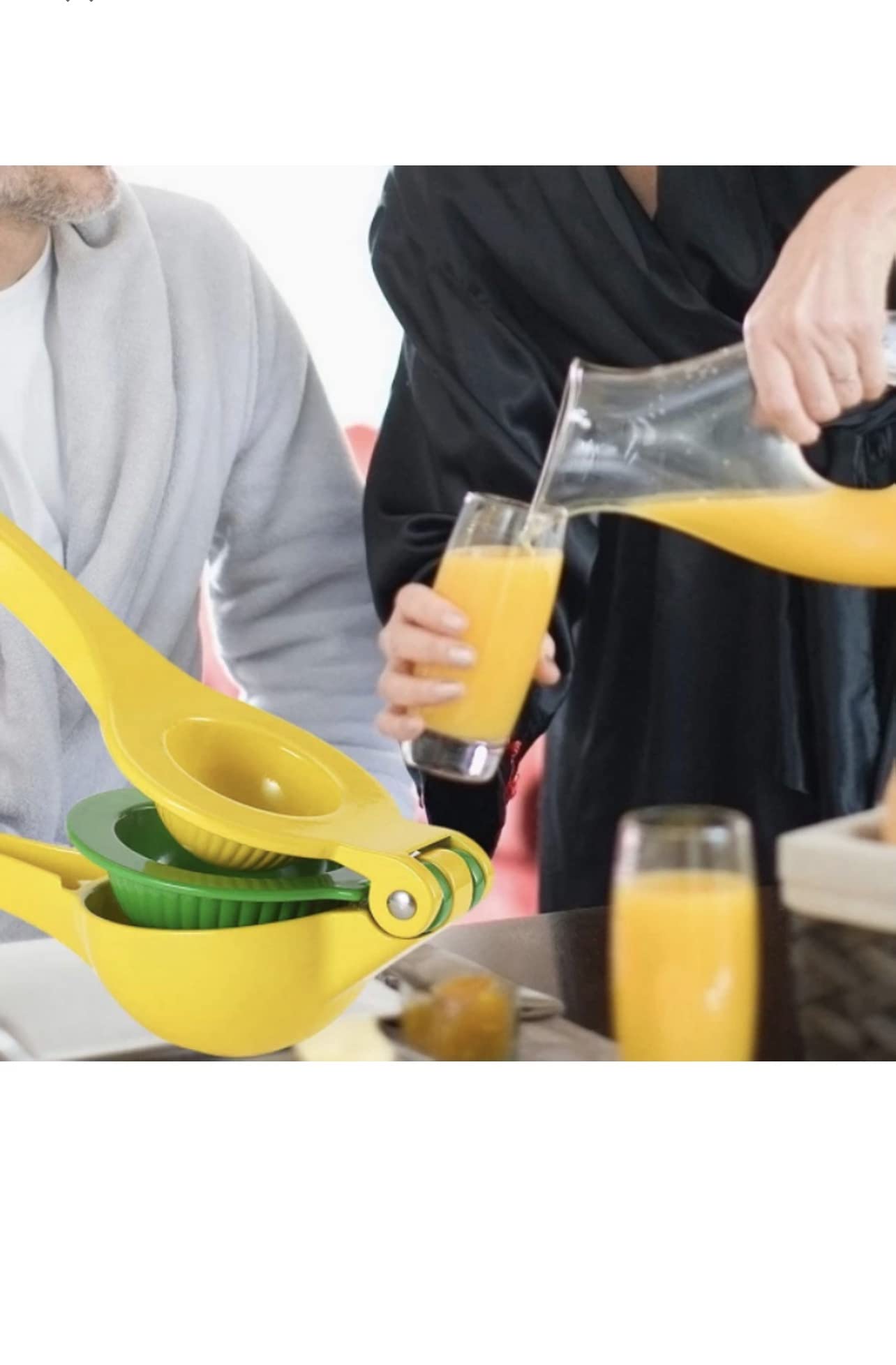 Dishwasher safe GLADIN Lemon Squeezer aluminum juicer