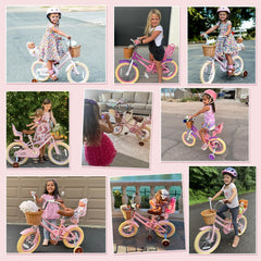 Glaf pink 12 inch toddler bike