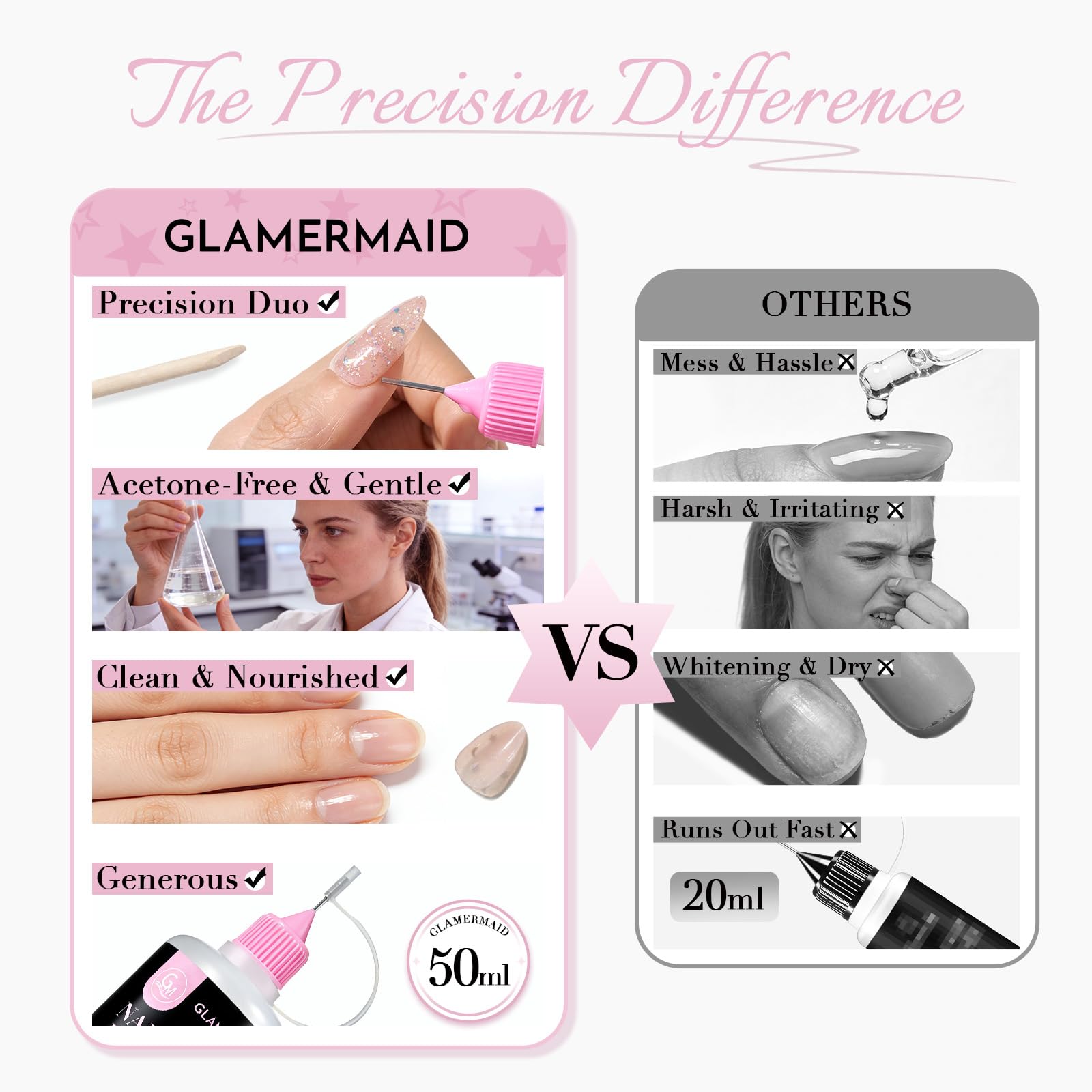 glamermaid gentle removal of nails