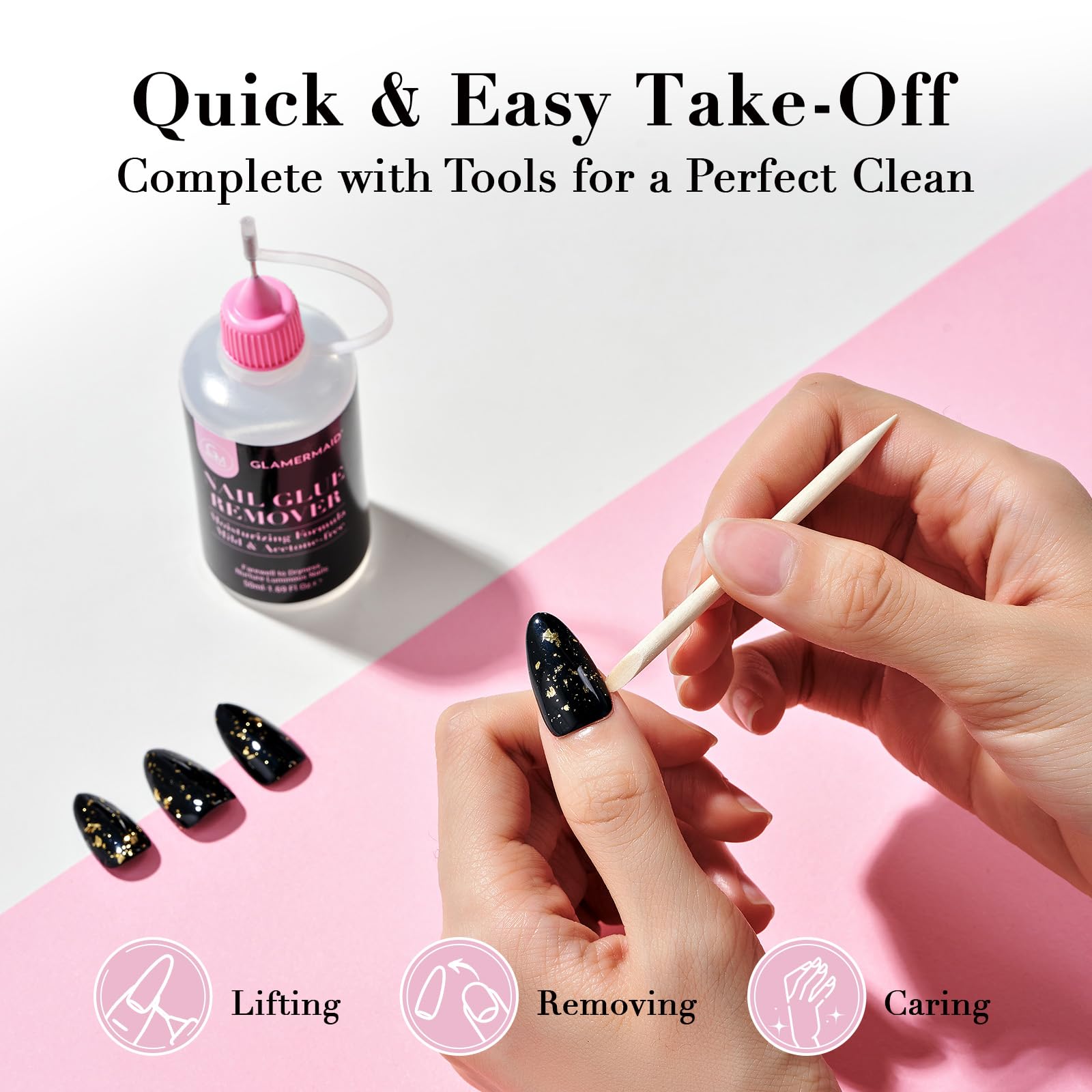 glamermaid dual caps flat spout