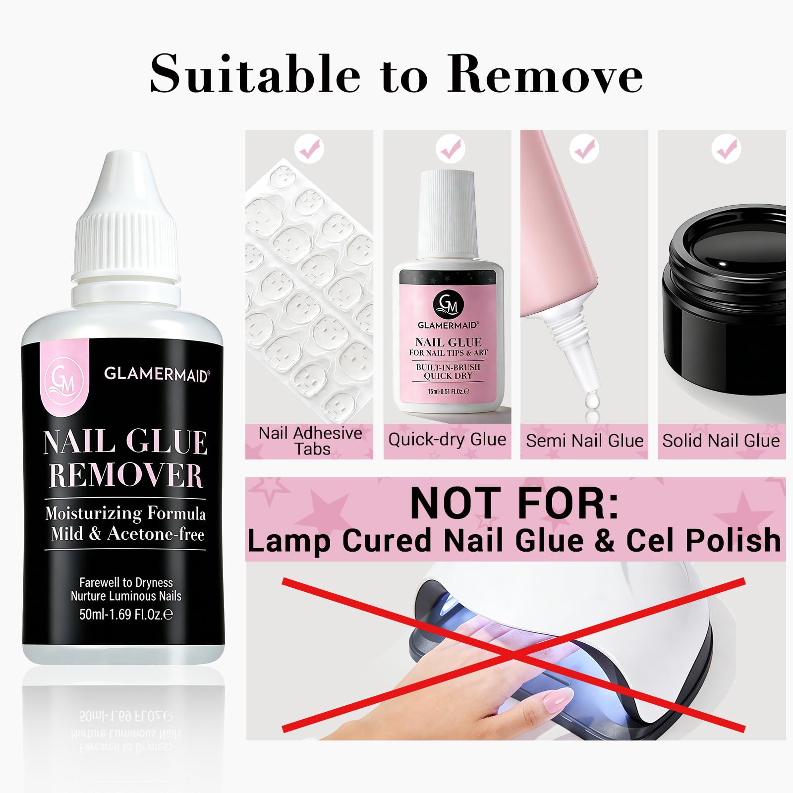 glamermaid dual caps precision needle tip
